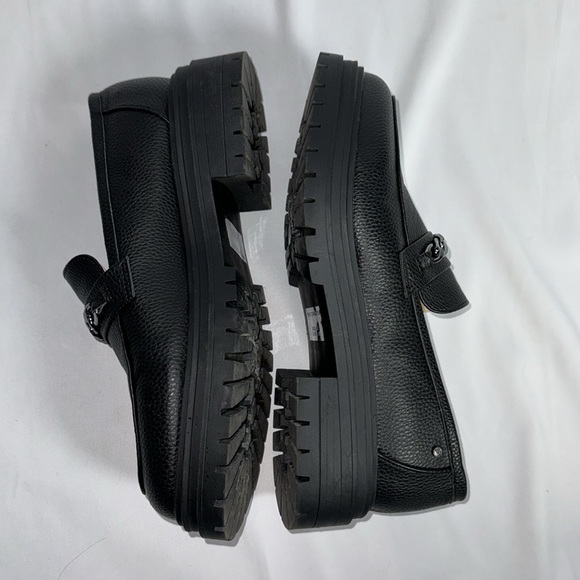 French Connection Black Platform Tatiana Loafers SIZE 9.5 - Picture 3 of 5